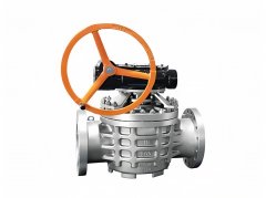 <b>关闭阀门时传动机构使组合塞体转动90度至关闭位</b>